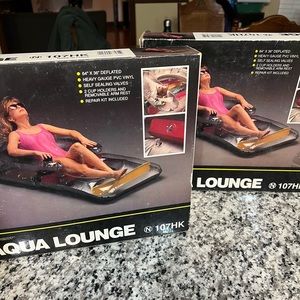 1 Set Of 2 Aqua Pool (Pool Lounger)